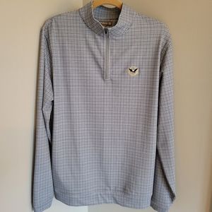Peter Millar Crown Sport 1/4 Zip Golf Pullover Size L